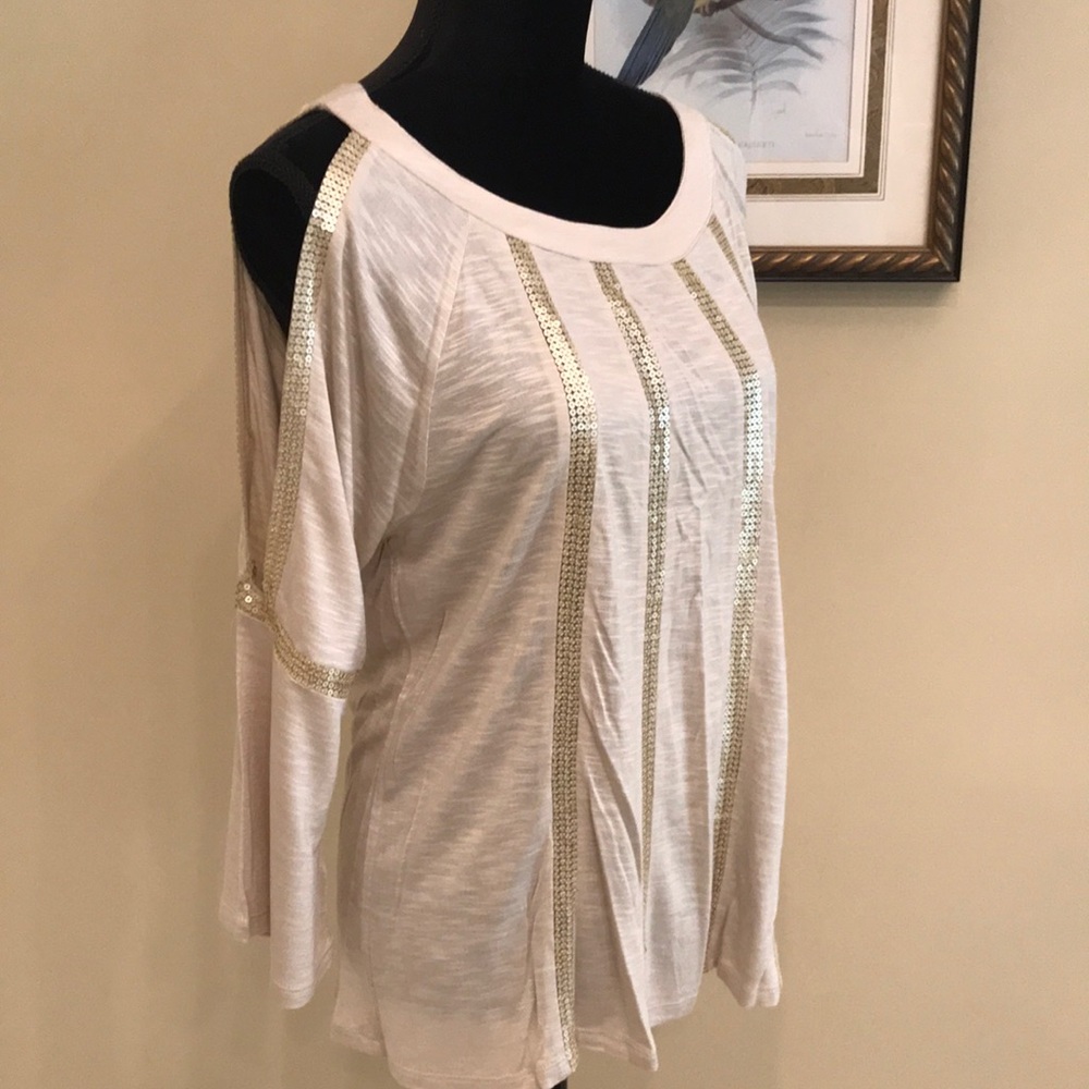 Chico’s Cold Shoulder Top